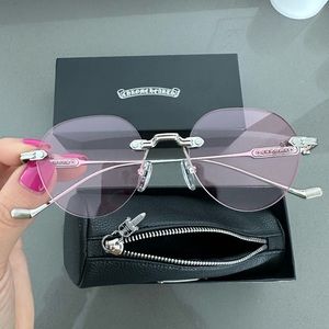 Chrome hearts lightweight pink lense sunglasses